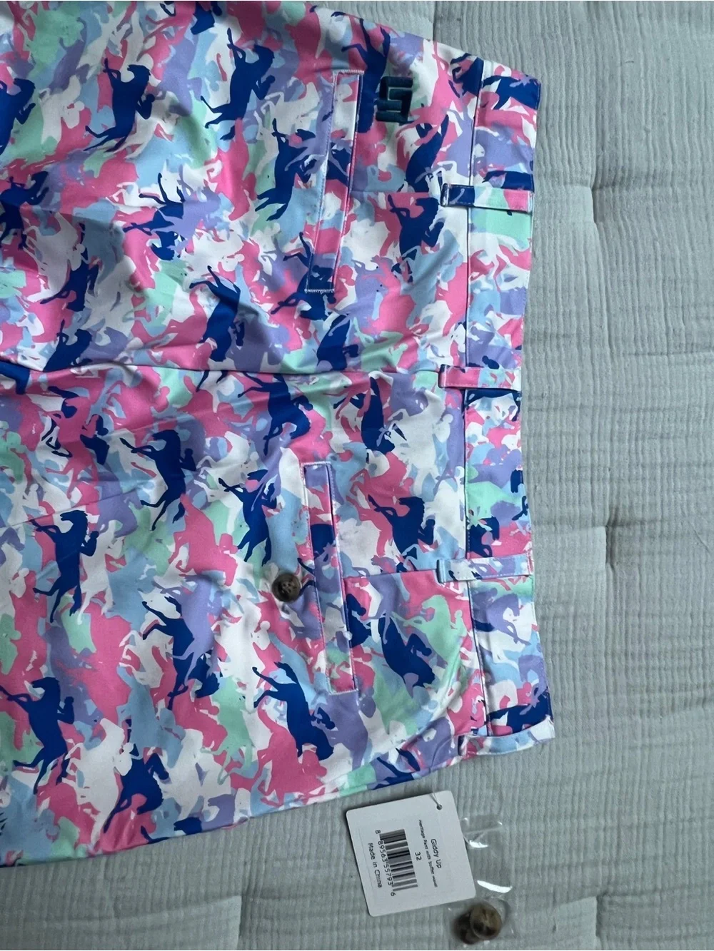 Men's Multi-Color Patterned Casual Pants